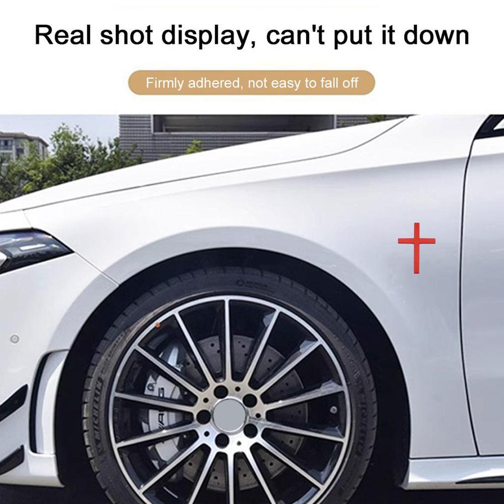 Cross Model Car Stickers Durable Zinc Alloy 3D Waterproof Scratch Cover for Auto Body Decoration