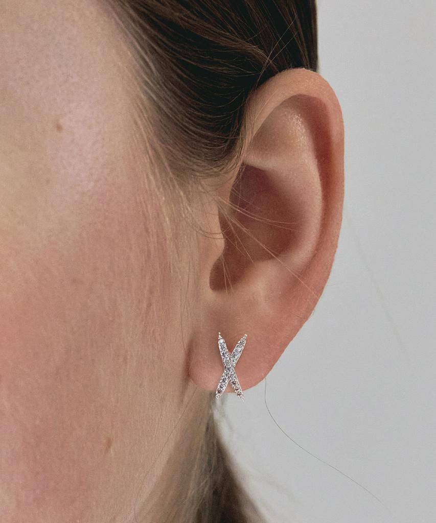 St.Scott London Croisette Earrings Stj-Eb1742Rgwg