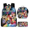 Mario, Primary And Secondary School Schoolbag, Children'S Backpack, Cartoon Satchel.