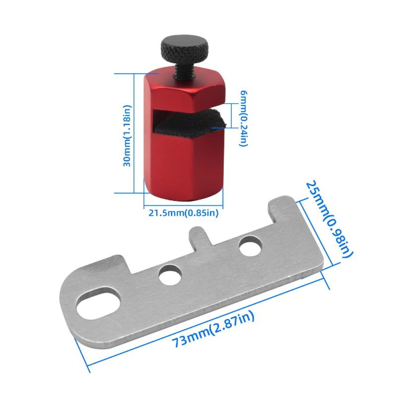 

1pc Stair Gauge Right Angle Auxiliary Clamp Woodworking Measuring Tool Positioning Fixing Clamp for Stairs and Carpenter Work червоний