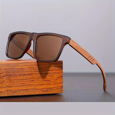 Modne Bambusowe Drewniane Vintage Kwadratowe Okulary Przeciwsłoneczne Męskie Damskie Luksusowa Marka Projektant Okulary Przeciwsłoneczne Drewniane Do Jazdy Prowadzenia Rybołówstwa Okulary