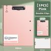Double Clips Clipboard Multi-functional Memo Clip Board New A4 File Folder  Students