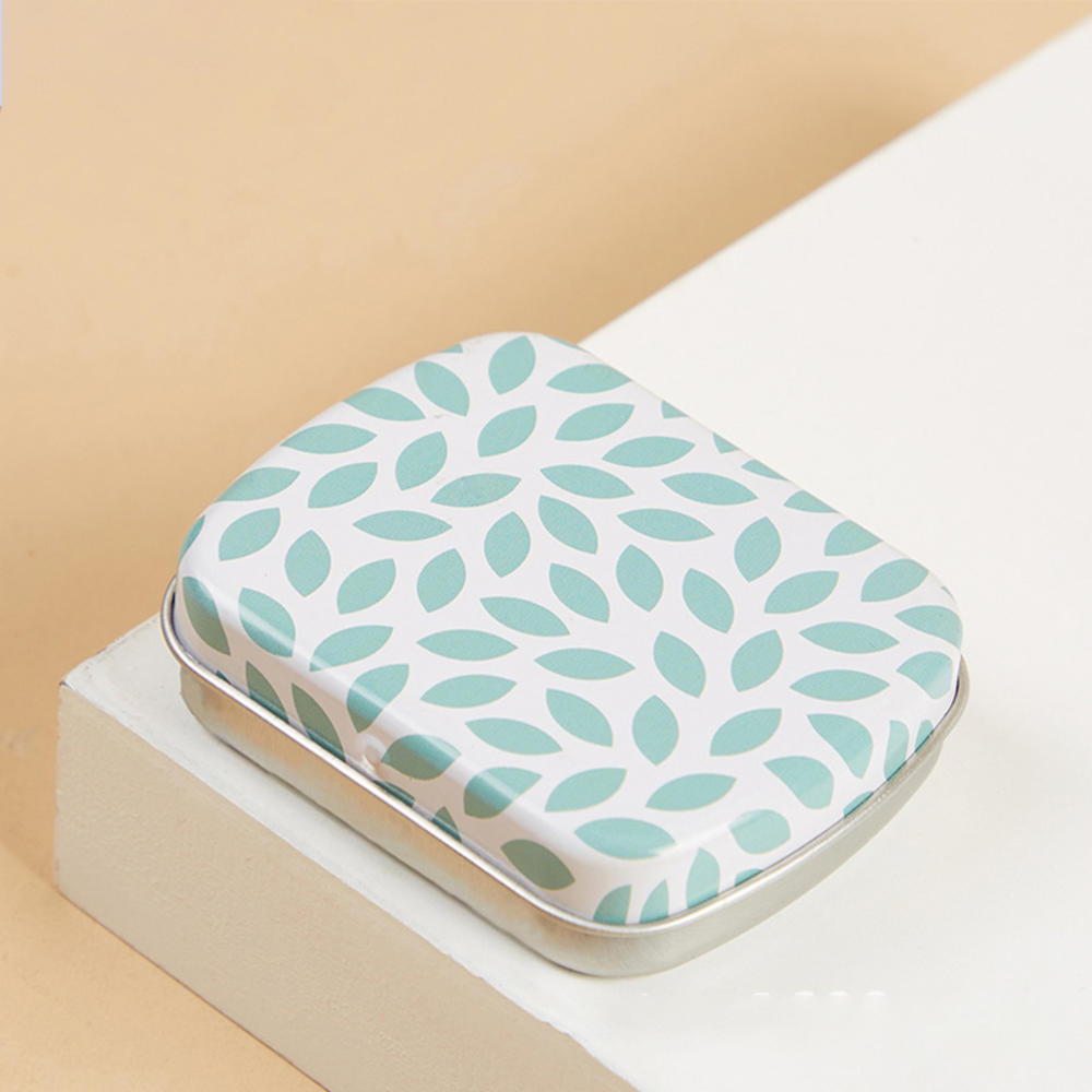 Mini kovová plechová krabička s panty a víčkem, Prázdné plechovky, Malý úložný prostor na sladkosti, Krabičky na sbírky šperků, Domácí organizér