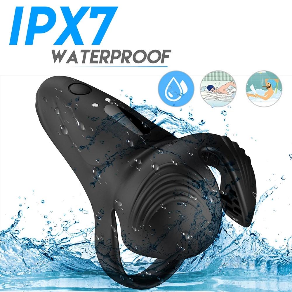 Sexy Toys for Men Couples Testicle Massager Penis Perineum Sex Toys for Men Silicone Cock Ring Penisring Scrotum Stimulator