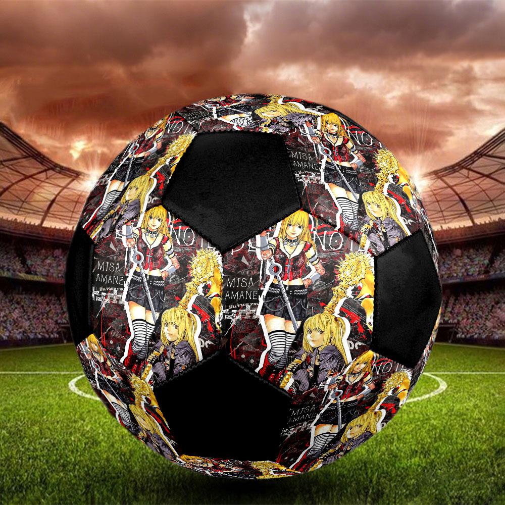1pc Death Note Soccer Ball Size 5 Indoor Soccer Ball Fashion Colorful Backyard Game - Great For Sports Fans Gift HE9