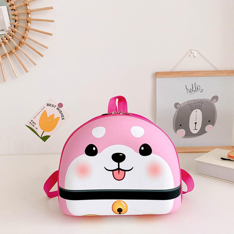

Cute Plush Cartoon Kindergarten Backpack For Boys And Girls Ages Three To Six Years розовый