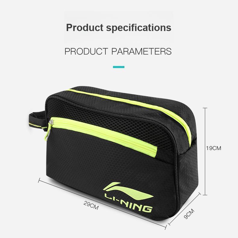 New LiNing Polyester Swim Bag Unisex Black LNBT750-1