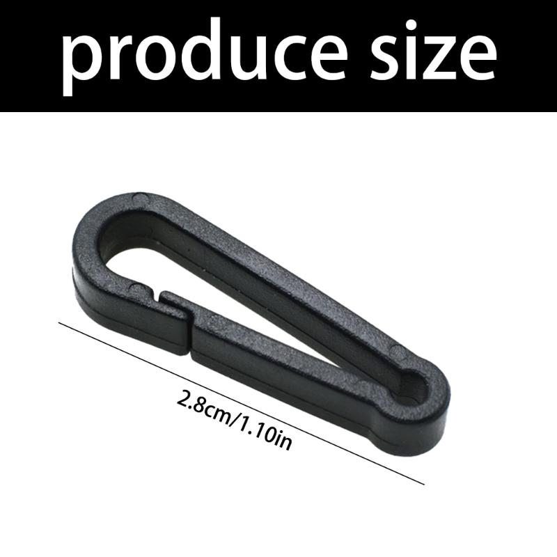 5Pcs Backpack Bag Buckle Tent Hanging Strap Hook Bag Accessories Connection Fix Hook for Hiking Backpack Organization