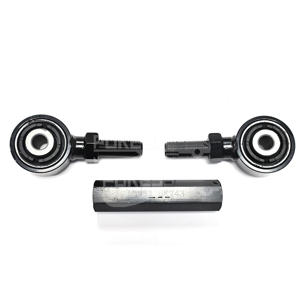 POKESS 2PCS Rear Suspension Tie Bar Link Control Arm For Ford Focus Mk2 MK3 2005-2014 Ford KUGA MK2 2013-2019 Adjustable
