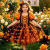 Blumenmädchen Tüll Puff Kurzarm Vintage Kleid Prinzessin Hochzeit Brautjungfer Partykleider Outfit Sommer Kleinkind Baby Mädchen Tutu Kleid Abendkleider