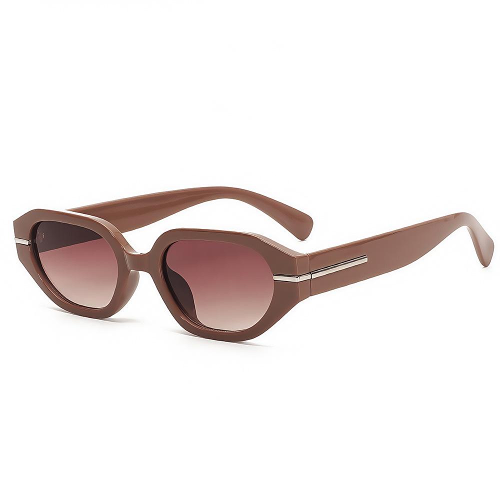 Fashion Retro Gradient Thick Frame Square Women Sunglasses  Luxury Leopard Print Unisex  Classic Outdoor Sun Glasses Uv400