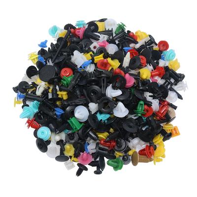 500 Pcs/set Mixed Auto Bumper Wheel Eyebrow Fender Plastic Fastener Screw Rivet For All Cars Clip Set