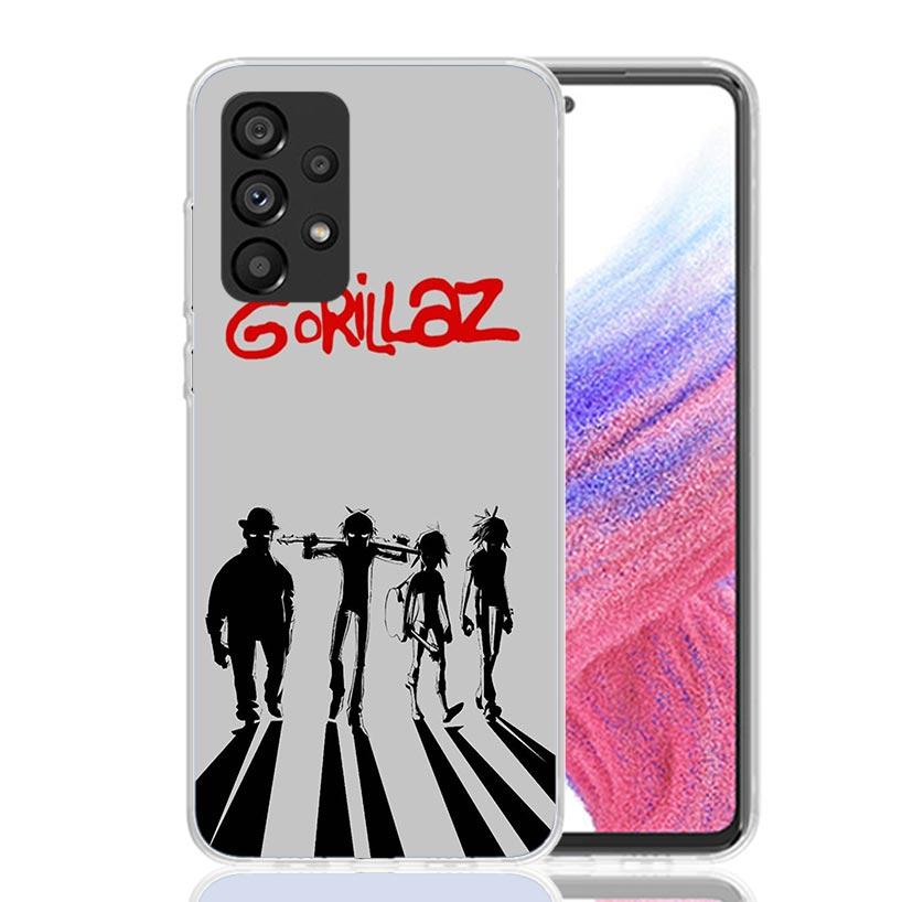 Gorillaz Anime Case Phone Cover for Samsung Galaxy A17 A16 A15 A14 A13 A56 A55 A54 A53 A36 A35 A34 A33 A26 A25 A24 A23 A05S Gala