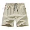 Men's Quick Dry Drawstring Shorts with Zipper Pockets, Lightweight Athletic Shorts for Running and Daily Wear