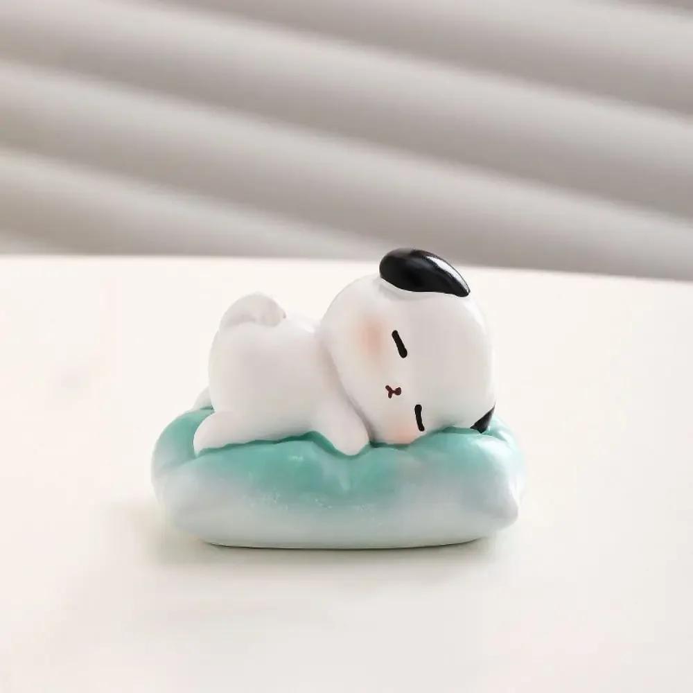 Car Decoration Creative Cartoon Sleeping Animal Figurine Cute Resin Crafts Micro-Landscaping Accessories Home Desktop