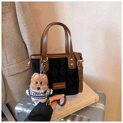 2025 Autumn/Winter Women's Retro Trendy Bucket Crossbody Handbag