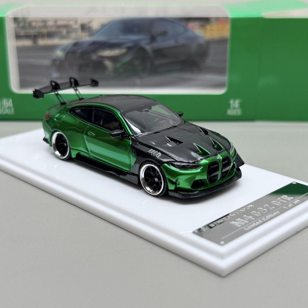 SW 1:64 M4 GTR G82 Suprecar Alloy Car Diecasts & Toy Vehicles Miniature Scale Model Car For Children