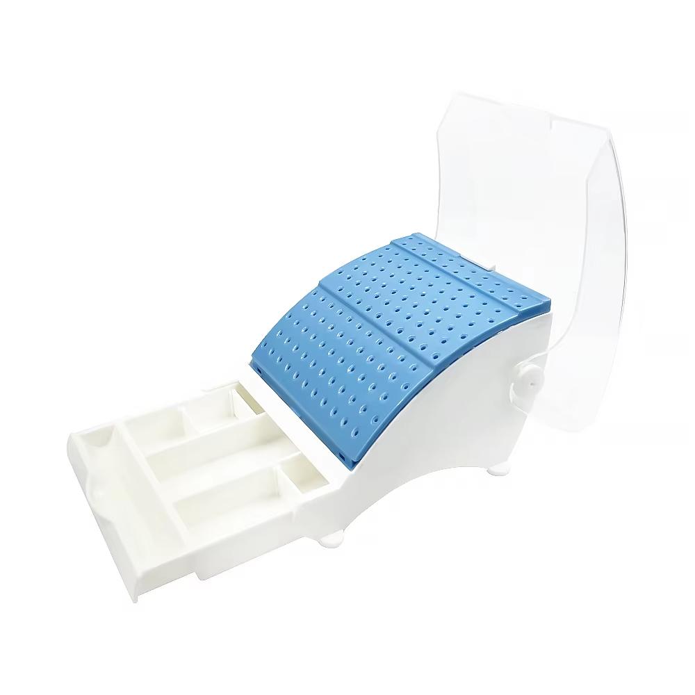 142 Holes Dental Burs Box Autoclave Sterilizer Dentist Tools Drill Case Plastic Instrument Holder Disinfection