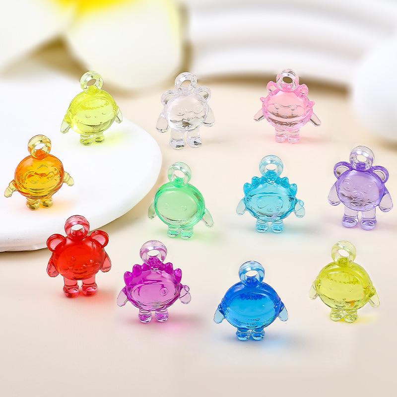 Acrylic Crystal Gem Cartoon Egg Pendant Toy