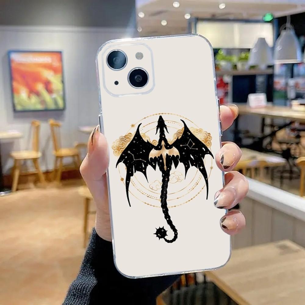 

Dragon F-Fourth W-Wing Phone Case For iPhone 15,14,13,12,11 Plus,Pro,Max,XR,XS,X,7,8 Plus,SE,Mini Transparent Silicone Soft iPhone13