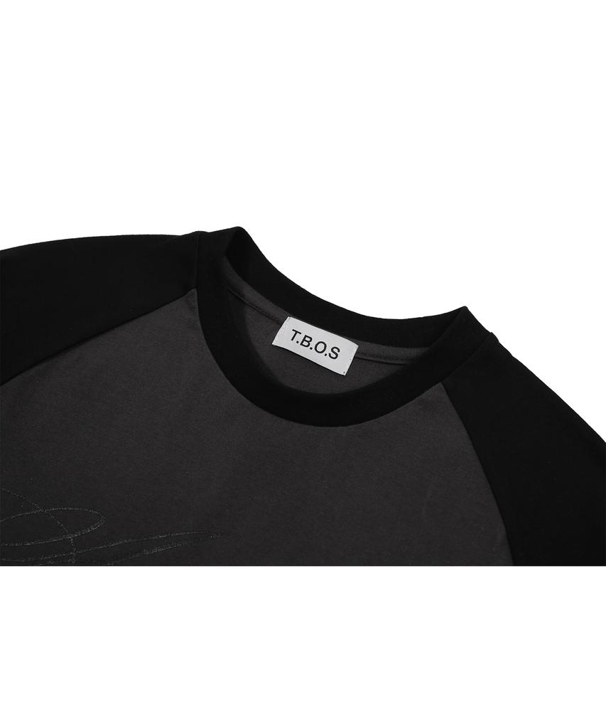 Tibioeseu Architect Raglan Long Sleeve Black