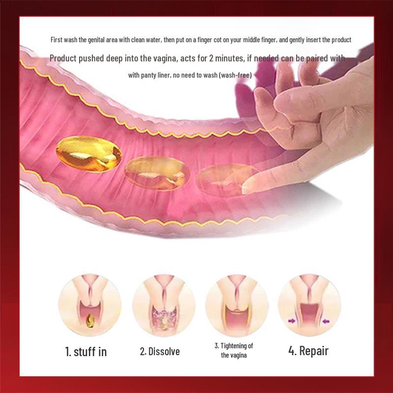 BSYP Antibakterielle Vaginalstraffungs- & Feuchtigkeitskapseln für Frauen zur gynäkologischen Pflege