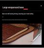 Large Bamboo Chip Truck Seat Cushion - Summer Mahjong Cool Mat, Universal Fit