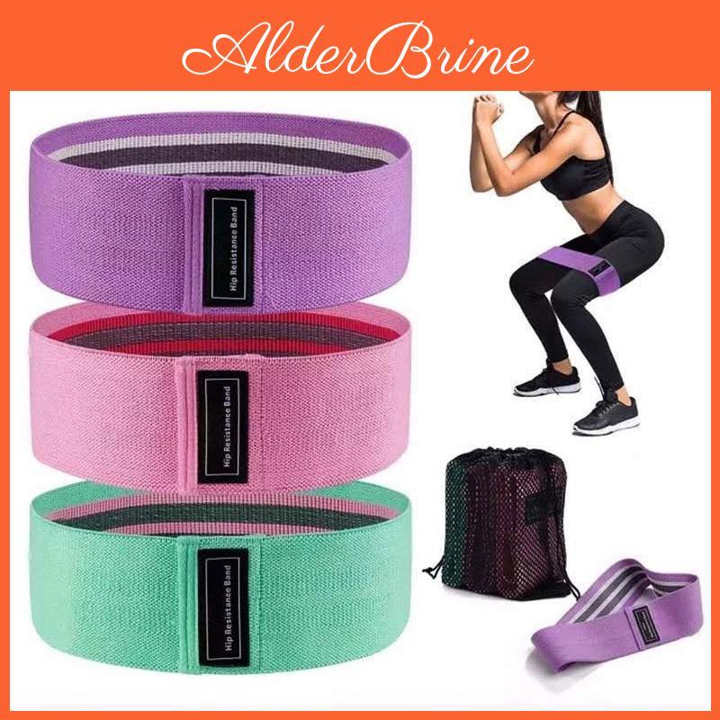 Training Band Yoga 1pc Elastic Elastic Squat Resistance Band Hip Fitness Tension Band Yoga Stretching Training Band