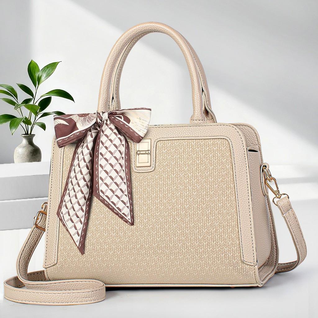Pu Leather Casual Crossbody Bag For Women With Multiple Pockets For Daily Use