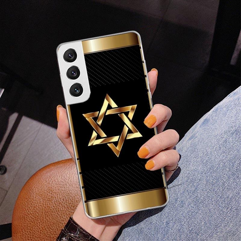 David Jewish Star Symbol Phnoe Case for Samsung Galaxy S26 S25 Edge S23 S24 Ultra S22 Plus S21 S20 FE Unique Cover Soft Coque Ga