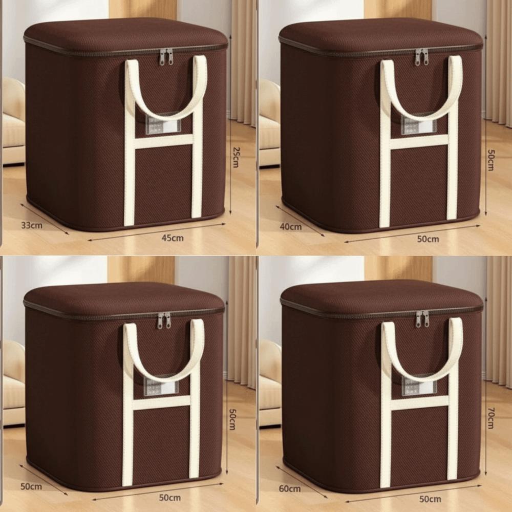 Large Capacity Moving Packing Bag with Zipper Waterproof Quilt Storage Bag Multipurpose Clothes Organizer Packing Supplies