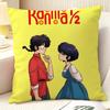 Cartoon Comic P Chan R-Ranma ½ 1 Pillow Case Natural Linen Organic Fabric Double-Sided Printing Sofa Home Decor Gift Pillow Case