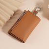 Genuine Leather Key Wallet With Zipper Coin Purse For Women Home Storage