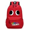 Rainbow Friends Original Design Canvas Backpack For Children Medium Size 20-35l Capacity