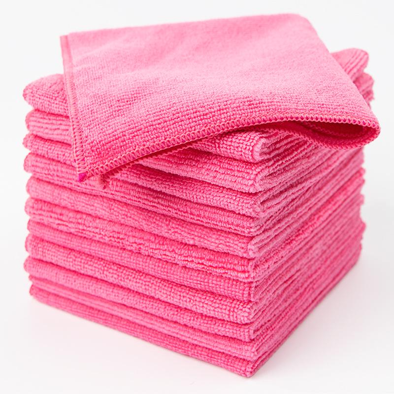 Multi-functional Kitchen Towel: Thick, Water-Absorbent, Oil-Removing, Easy-Clean Dishcloth 25x25 cm розовый