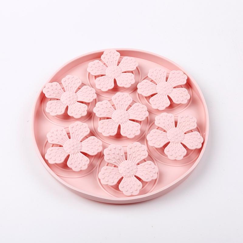 Tapete Redondo de Silicone para Alimentação Lenta de Animais de Estimação Tapete para Lamber para Cães Tapete Anti-Sufocamento para Alimentação Lenta de Gatos Tigela para Alimentação Lenta de Cães Suprimentos para Animais de Estimação