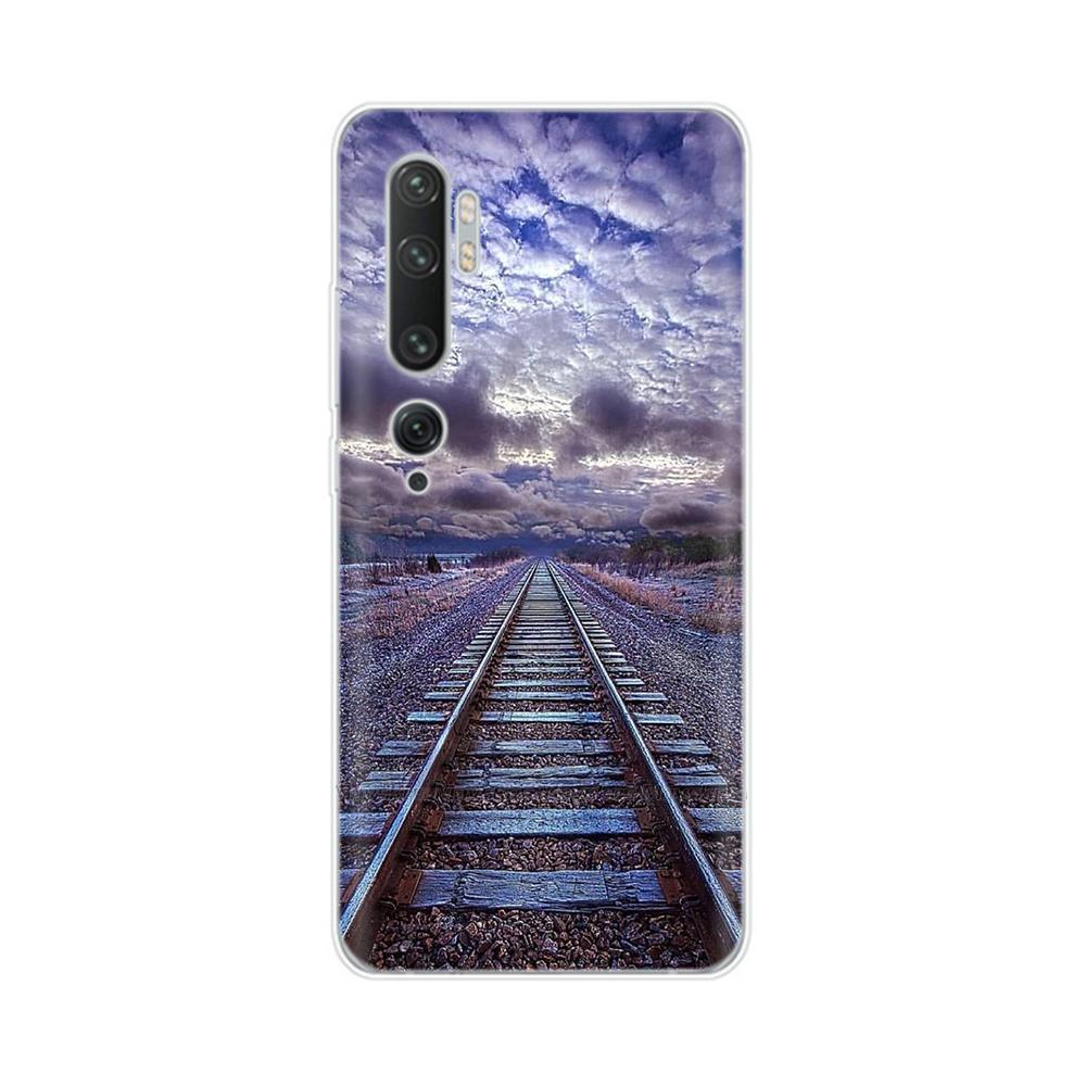 For Xiaomi Mi Note 10 Case Cute Painted Soft Silicone Back Cover For Xiaomi Mi Note10 Pro Lite 10lite Clear Phone Cases Fundas