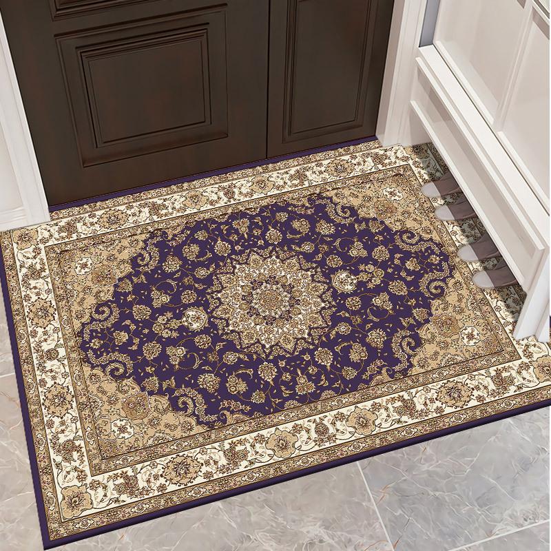 Entrance Door Mat Living Room Carpet Bedroom Bedside Carpet Retro Ethnic Style Hotel Homestay Carpet