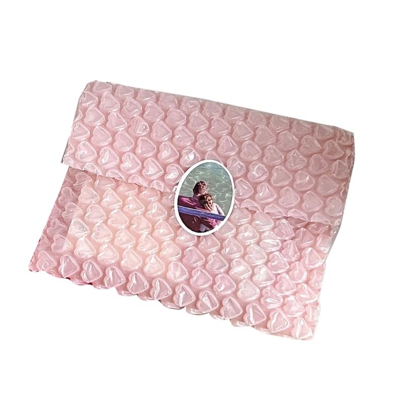 Bubble Bags Bubble Packaging Bags Heart Bubble Cushioning Bags for Mailing