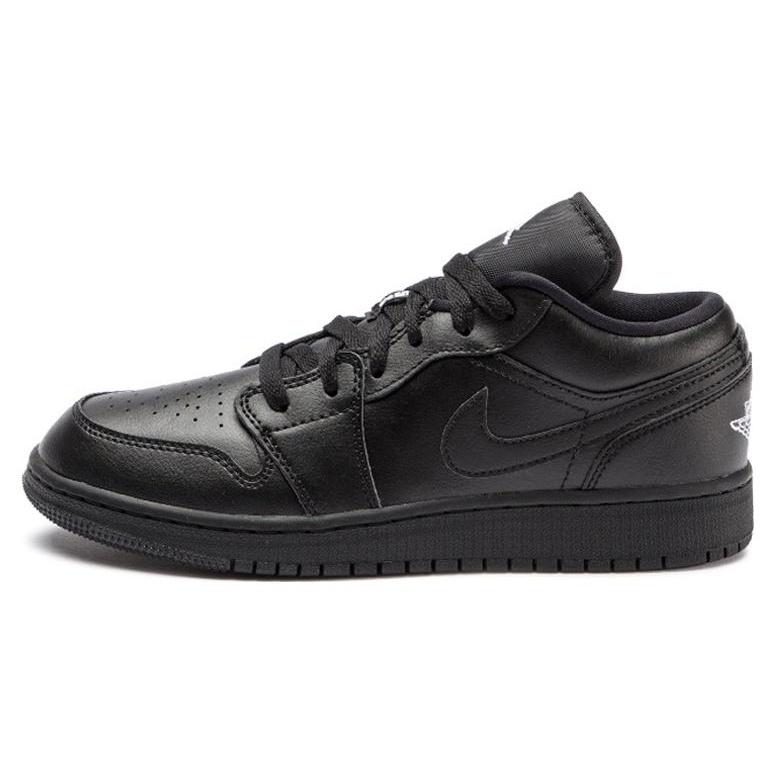 (GS) Air Jordan 1 Low Black Kids 553560-006 EU 38