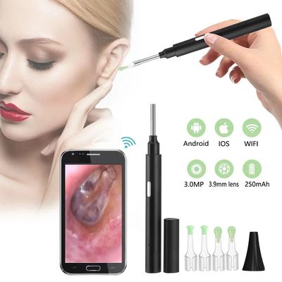 WiFi Visual Ear Cleaner Ear Pick Otoscope Camera Borescope Wireless Luminous Earpick Ear Wax Removal Tool for Android IOS