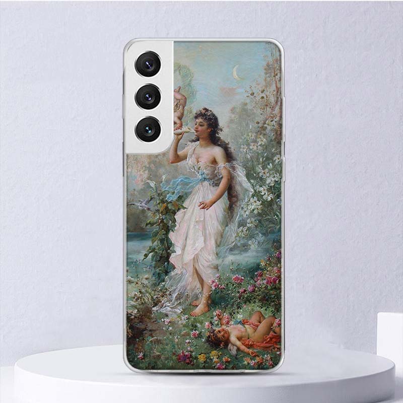 Malerei Kunst Renaissance Weiche Hülle Für Samsung Galaxy M12 M21 M30S M31 M32 M51 M52 Handyhülle Note 8 9 10 + 20 Ultra J4 J6 Plus J8