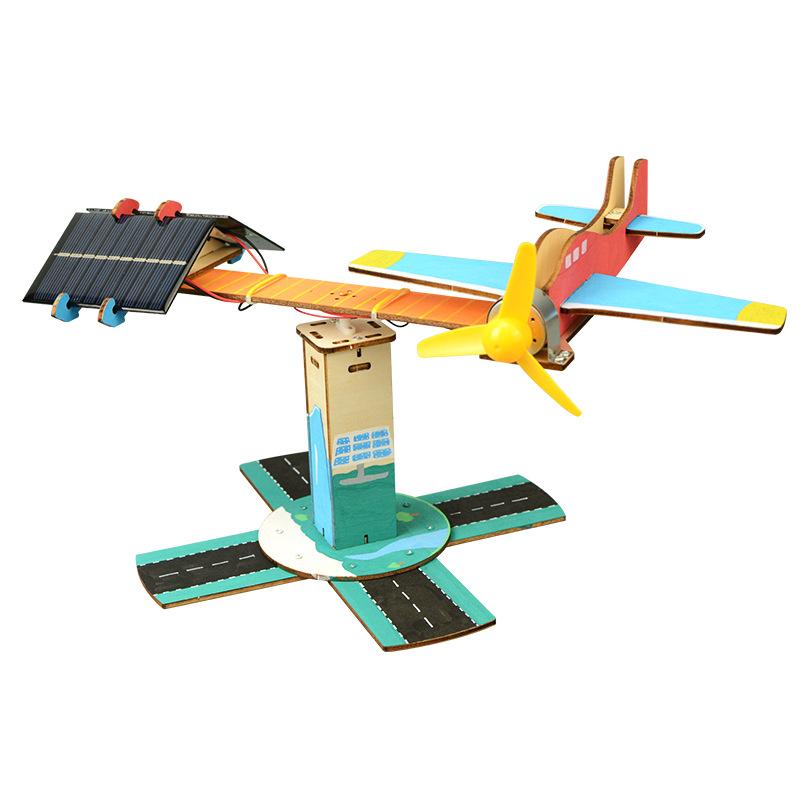 DIY Spinning Airplane Kit Solar Powered Flying Toy for Kids Hands on Science Experiment STEM Project Solar Energy Teaching