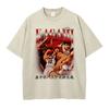 Anime Kurokos Basketball T-Shirts Oversized Midorima Vintage Washed T-Shirt Retro Kagami Taiga Daiki Akashi T-Shirt für Mann