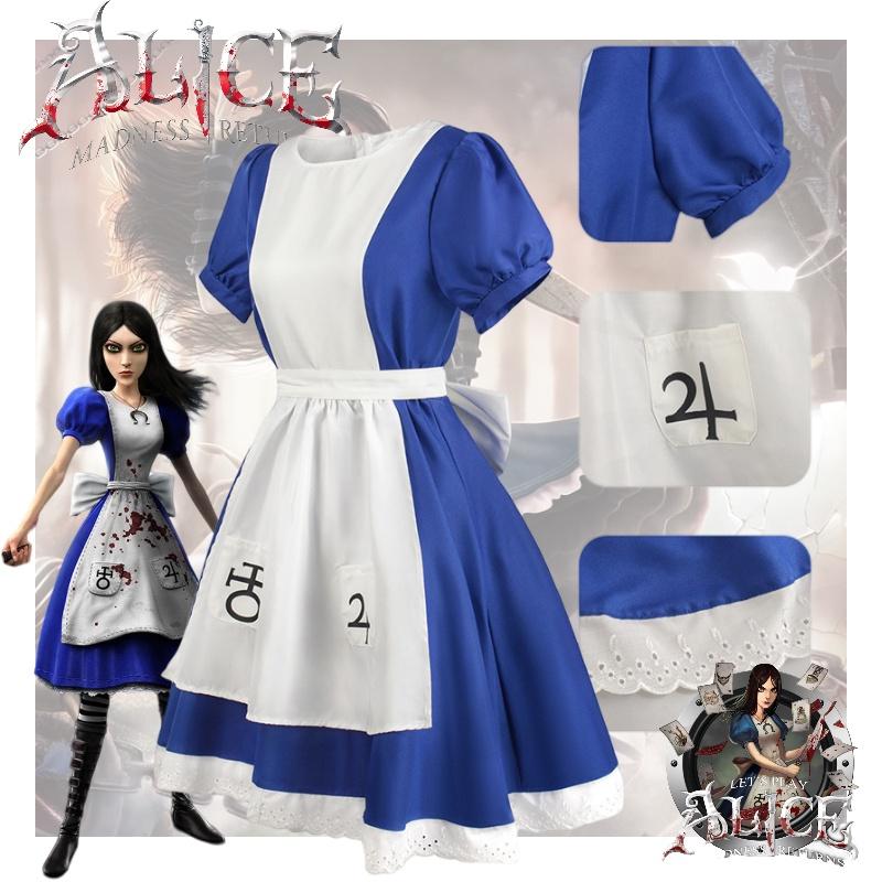 Falei Alice Fantasia de Cosplay de Serva Melhor Para Amantes de Anime