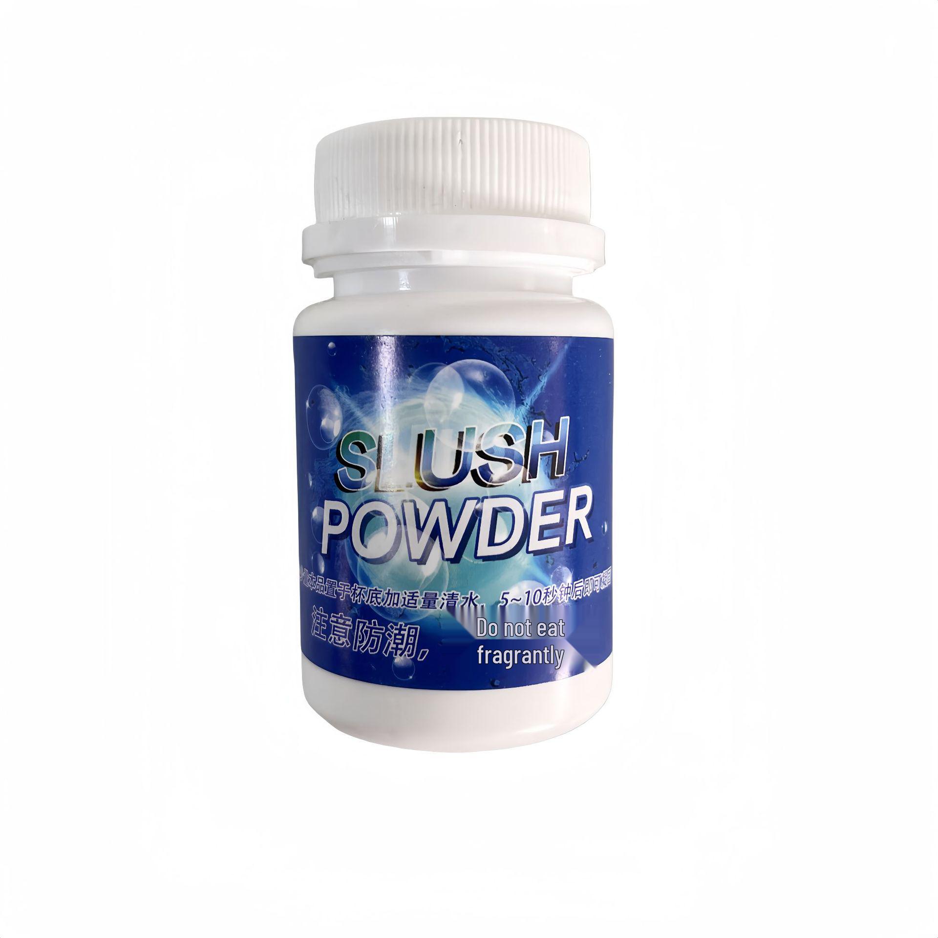 

Снег Мгновенный Порошок - Бутылка 60г/80г: Мгновенно превращает воду в снег для магических трюков