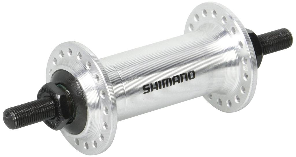 SHIMANO Front Hub Silver 36H Nut Type EHBTX500DS HB-TX500