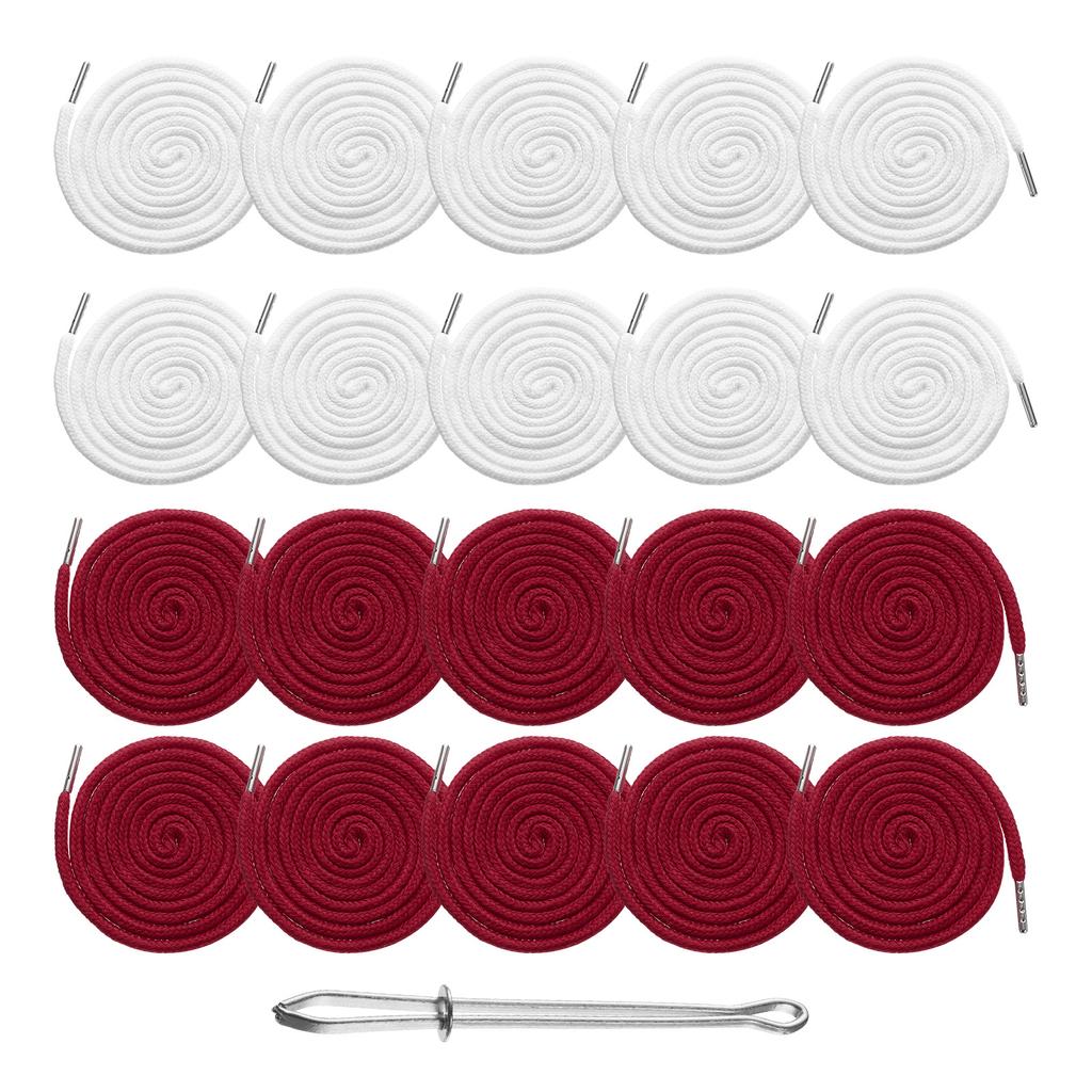 Uxcell 20pcs Trouser Waist Drawstring for Women Men Sports Pants Drawstring Cords Belt Rope String Sweater Hat Round Rope DIY