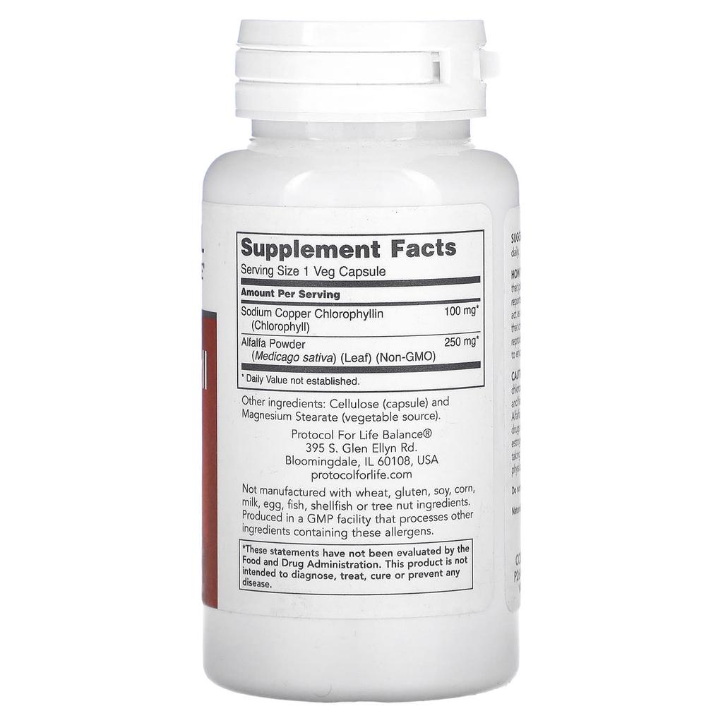 Chlorophyll, 100Mg, 90 Veggie Caps