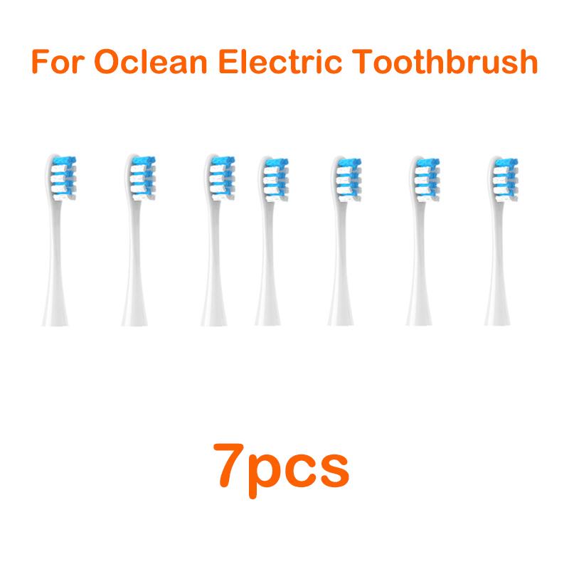 XiaomiFor Oclean Flow/X/ X PRO/ Z1/ F1/ One/ Air 2 /SE Brush Heads Soft DuPont Sonic Toothbrush Vacuum Bristle 7pcs Replacement Heads